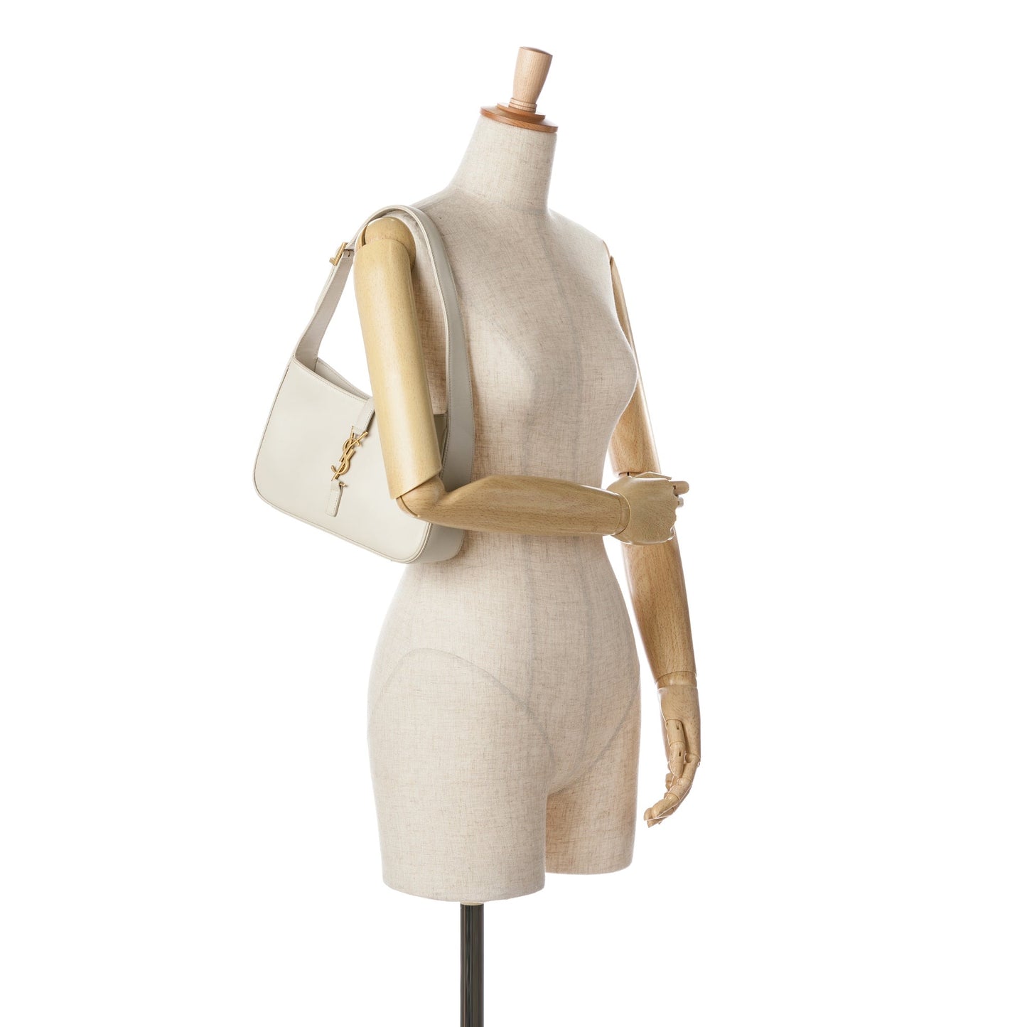 Saint Laurent Blanc Vintage Le 5 À 7 in smooth leather