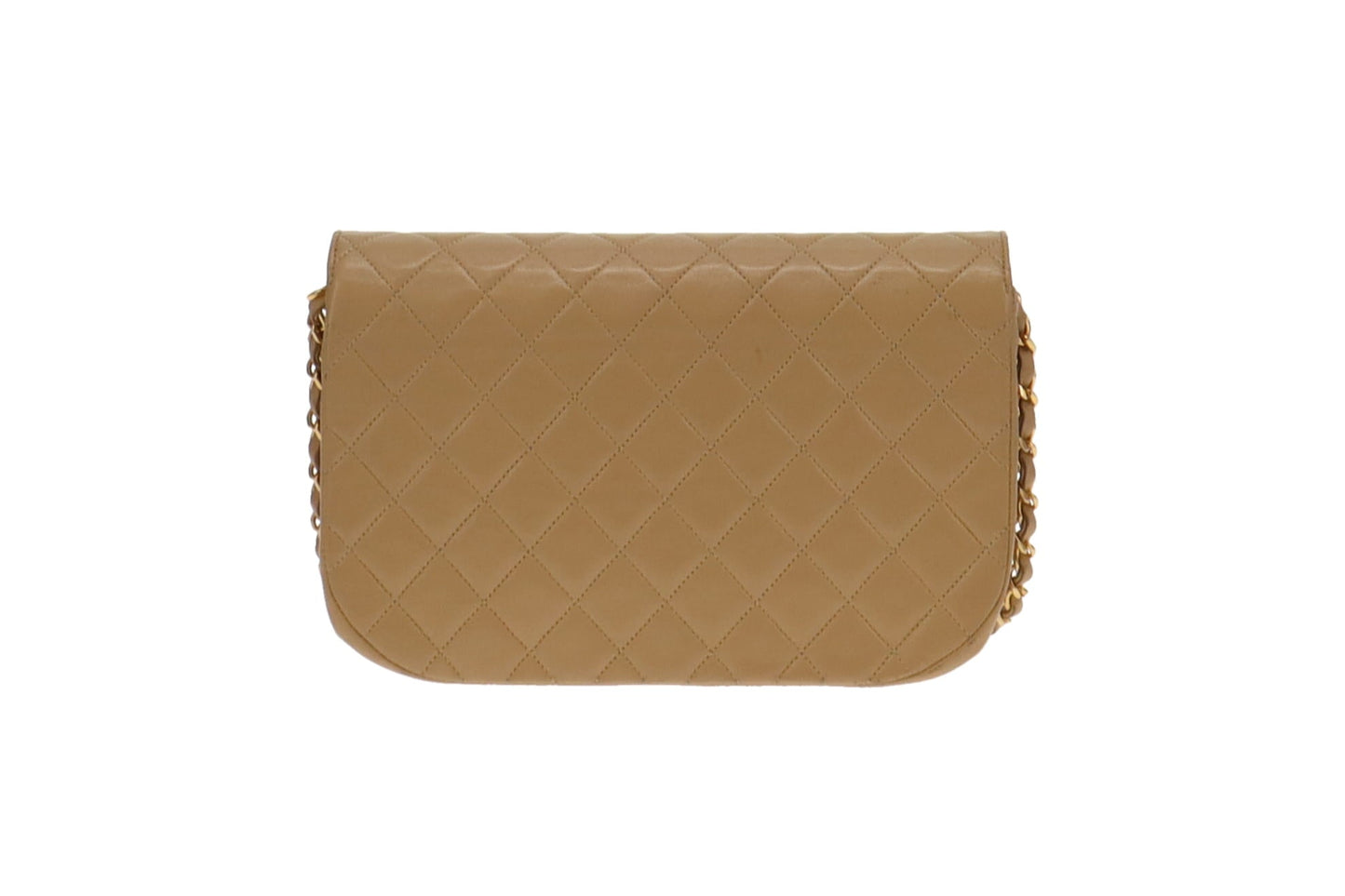 Chanel Vintage Timeless Beige Double Flap Bag (1980's)