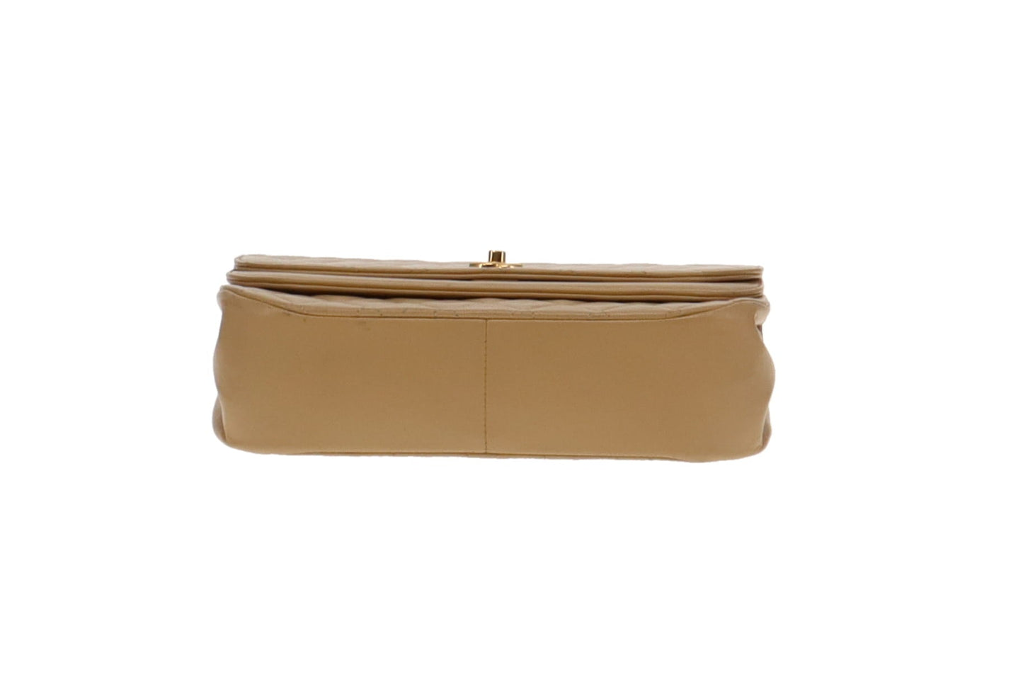 Chanel Vintage Timeless Beige Double Flap Bag (1980's)