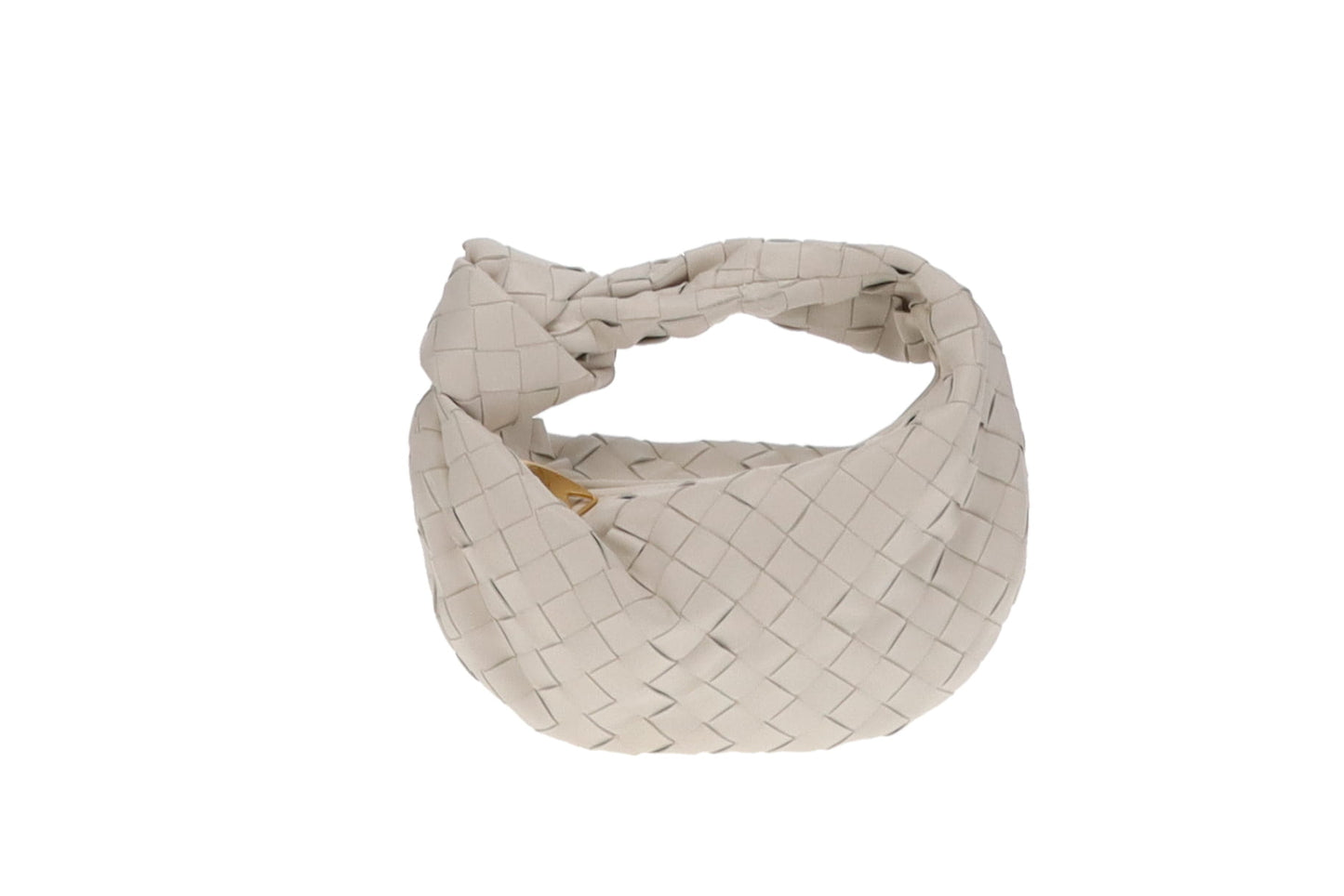 Bottega Veneta White Intrecciato Mini Jodie