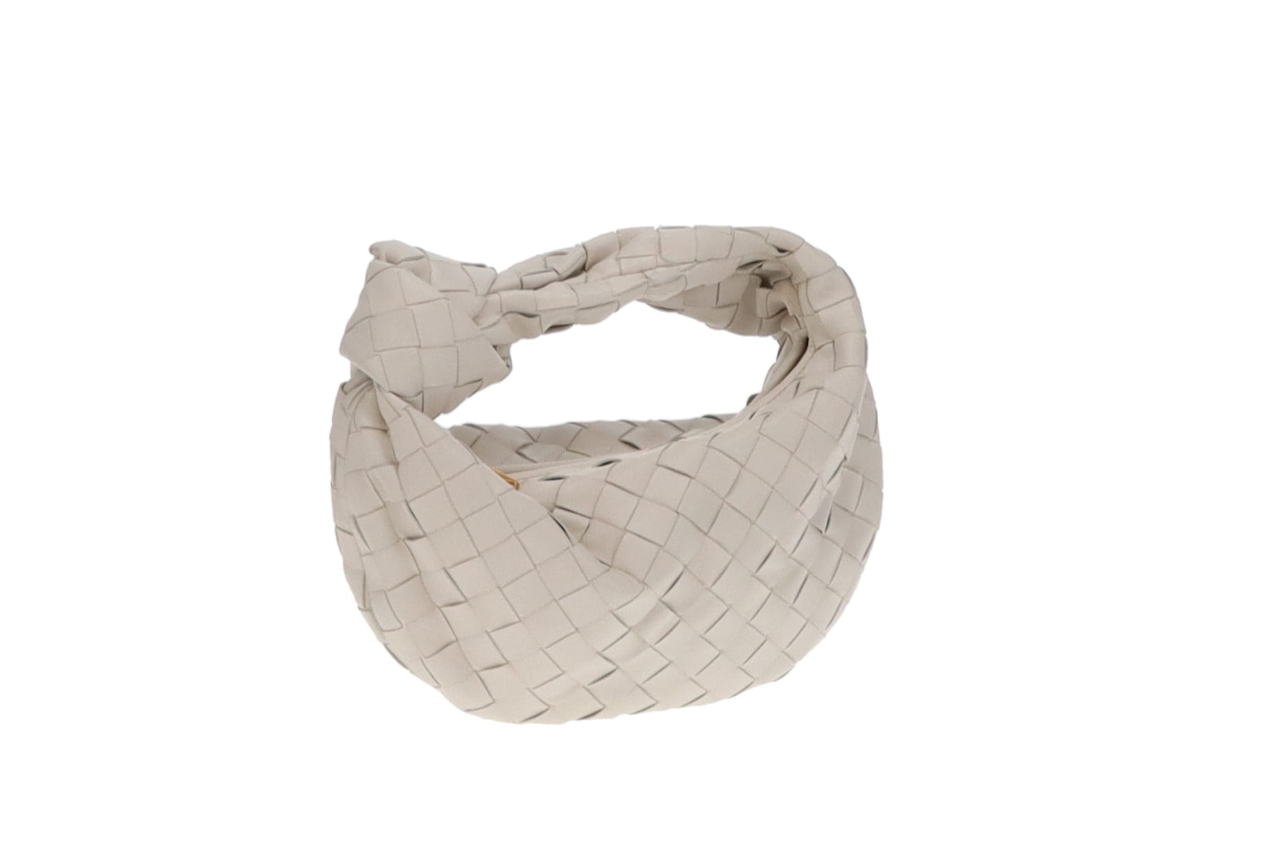 Bottega Veneta White Intrecciato Mini Jodie Rent Renew