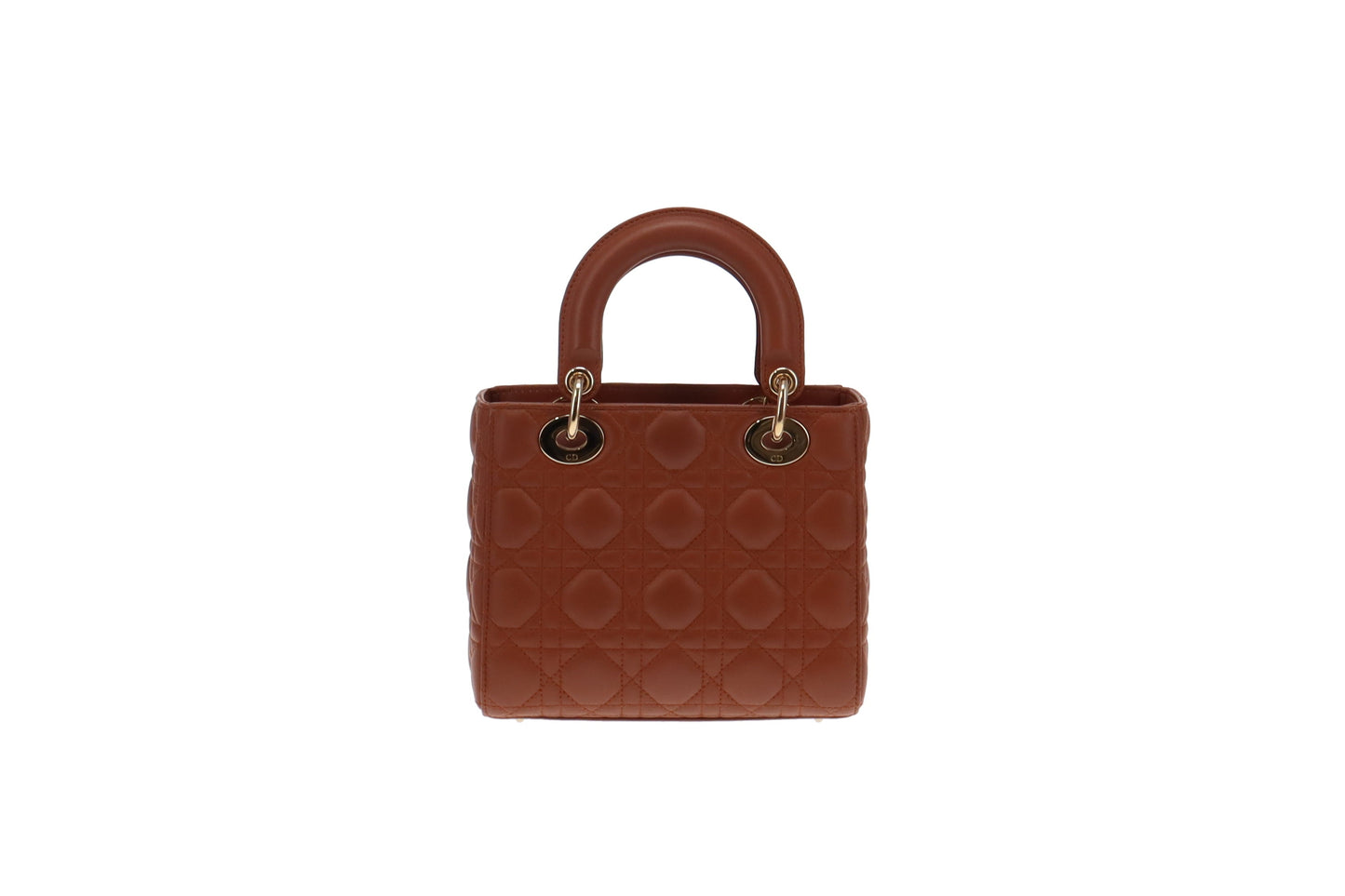 Dior Rust Cannage Lambskin Small MYABC Lady Dior