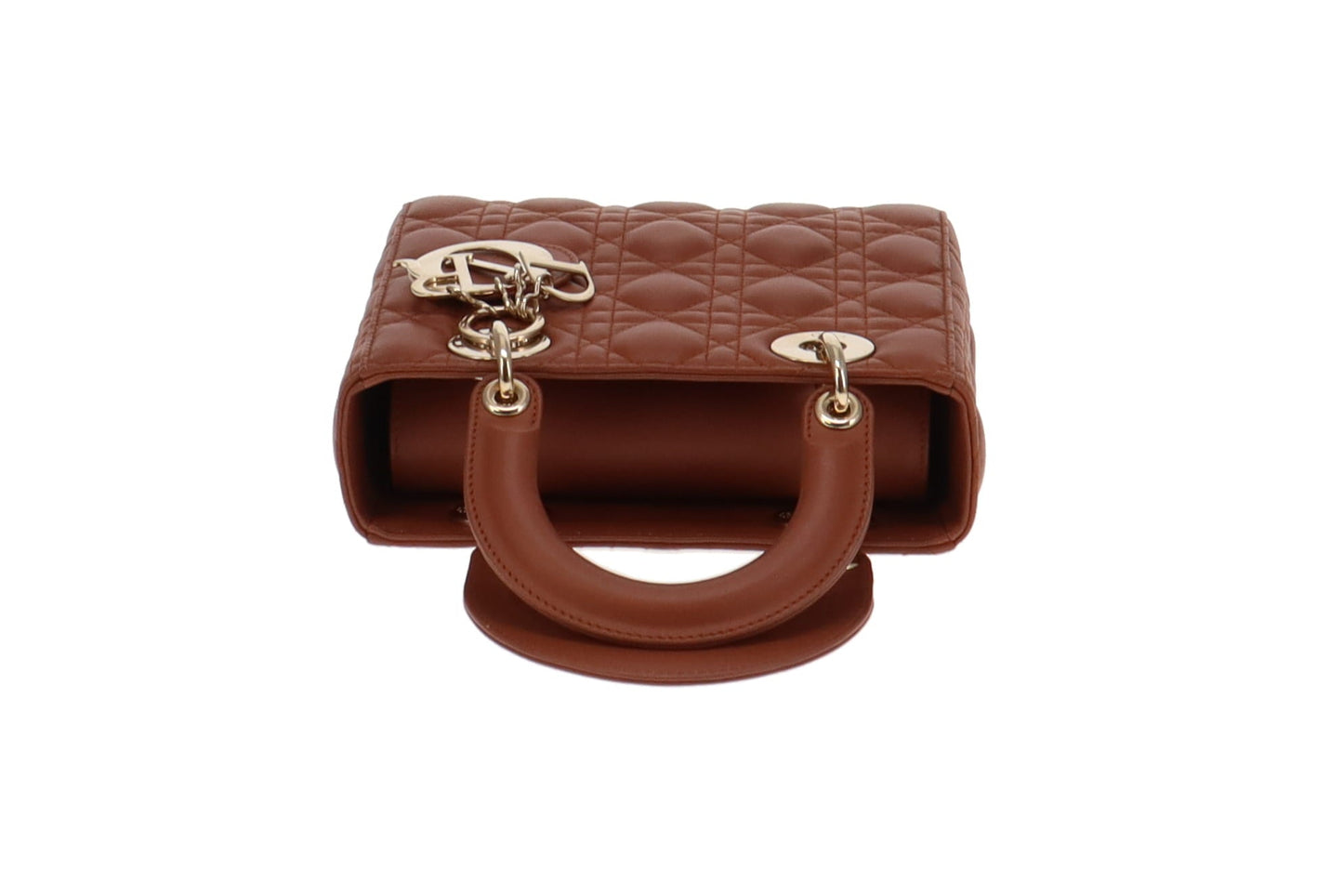 Dior Rust Cannage Lambskin Small MYABC Lady Dior