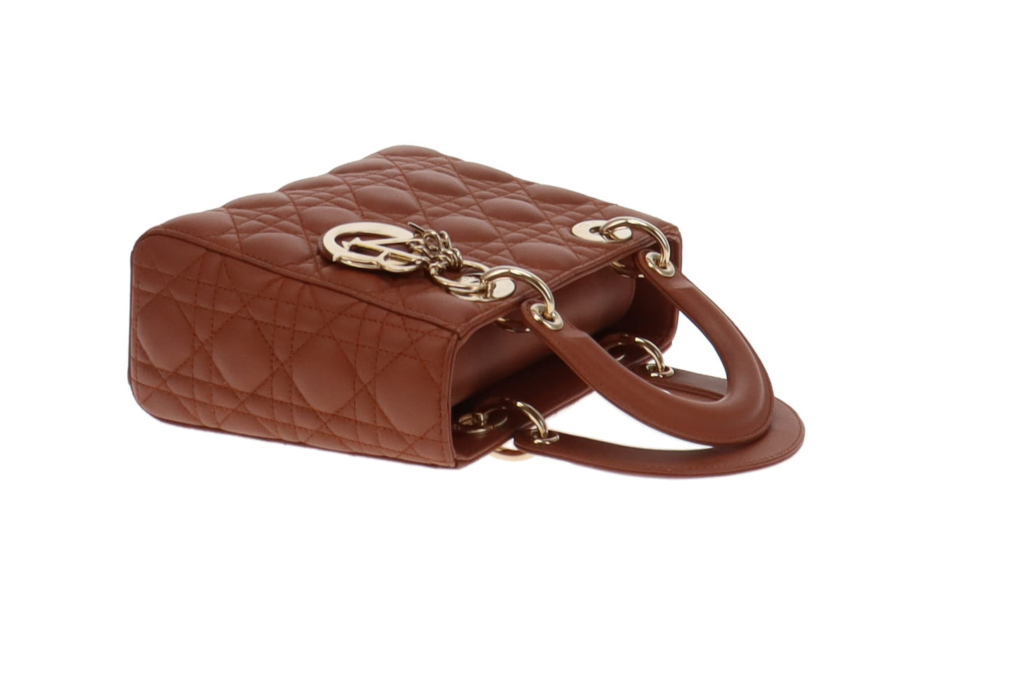 Dior Rust Cannage Lambskin Small MYABC Lady Dior