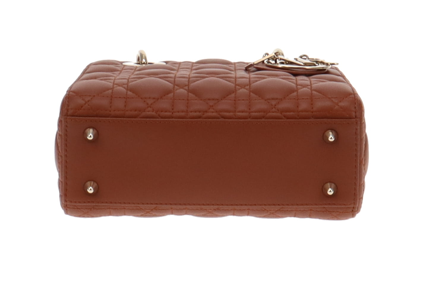 Dior Rust Cannage Lambskin Small MYABC Lady Dior