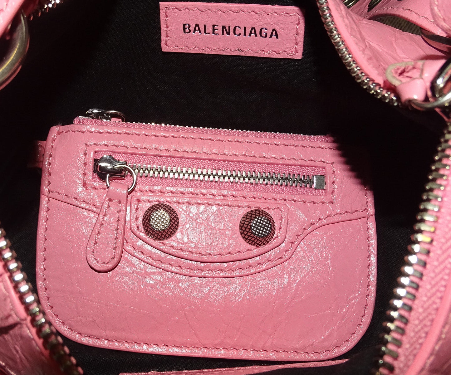 Balenciaga Le Cagole XS Shoulder Bag In Pink